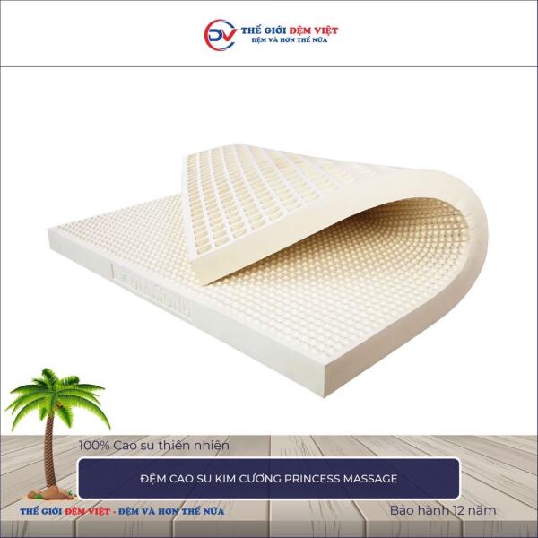 Đệm cao su Kim Cương Princess Massage 2